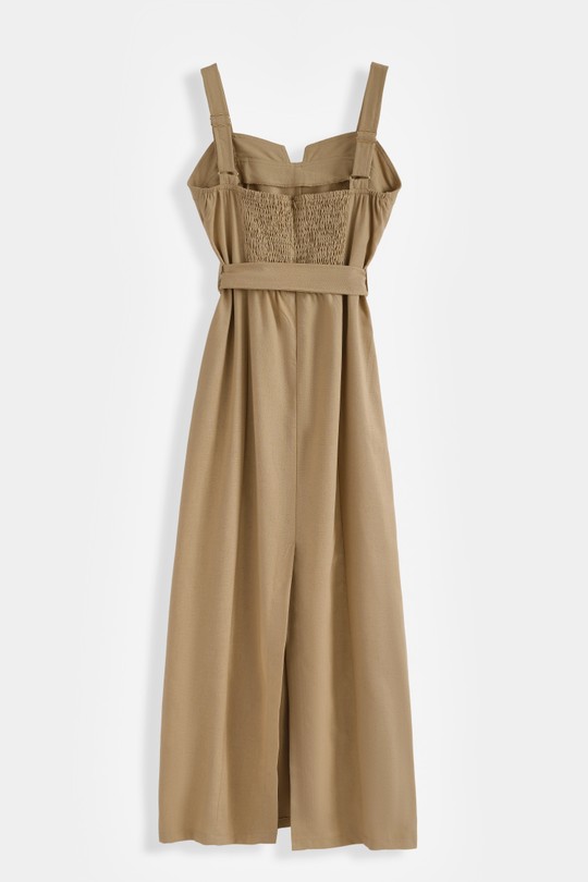 Robes longues Femme Brun COPPEROSE PS9600 Efashion Paris