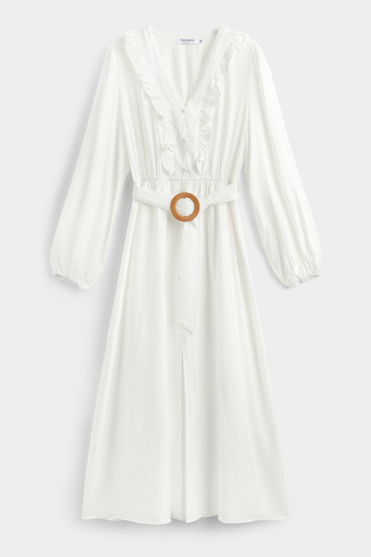 Robes longues Femme Blanc COPPEROSE PS9196 Efashion Paris