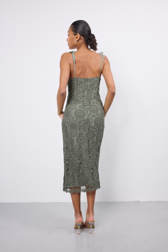 Robes longues Femme Kaki COPPEROSE PS9088S Efashion Paris