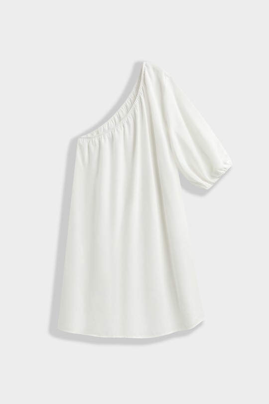 Robes courtes Femme Blanc COPPEROSE PS9157 Efashion Paris