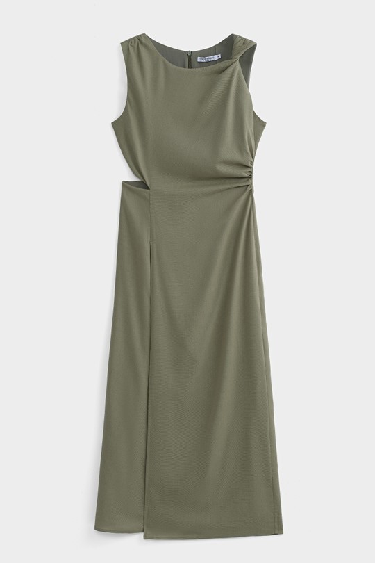 Robes mi-longues Femme Saumon COPPEROSE PS9277S Efashion Paris