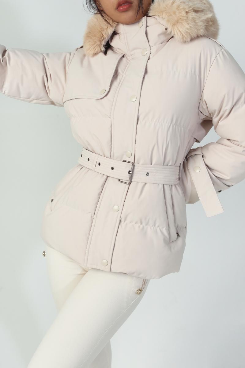 Doudounes Femme Beige COPPEROSE FC7515 #c Efashion Paris