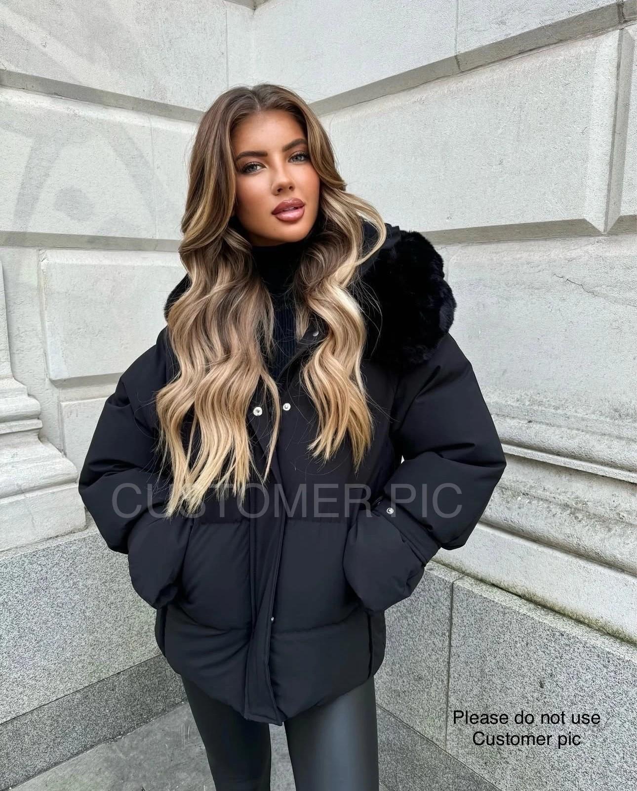 Doudounes Femme Noir COPPEROSE AD6110 #c Efashion Paris