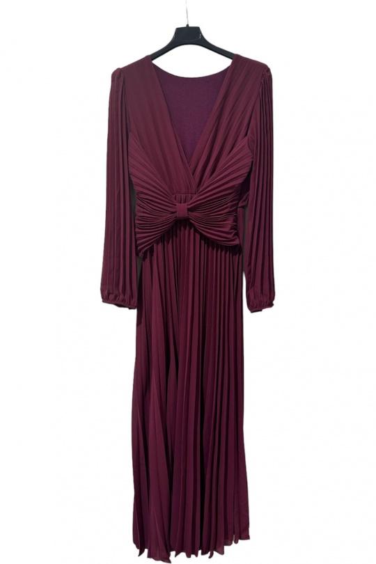 Robes longues Femme Rouge foncé KAIA 33567 Efashion Paris