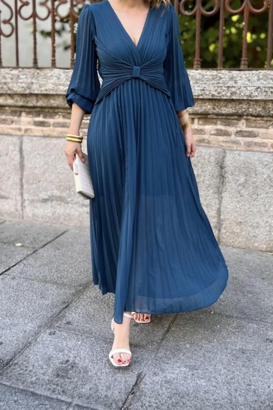 Robes longues Femme Rouge foncé KAIA 33567 Efashion Paris