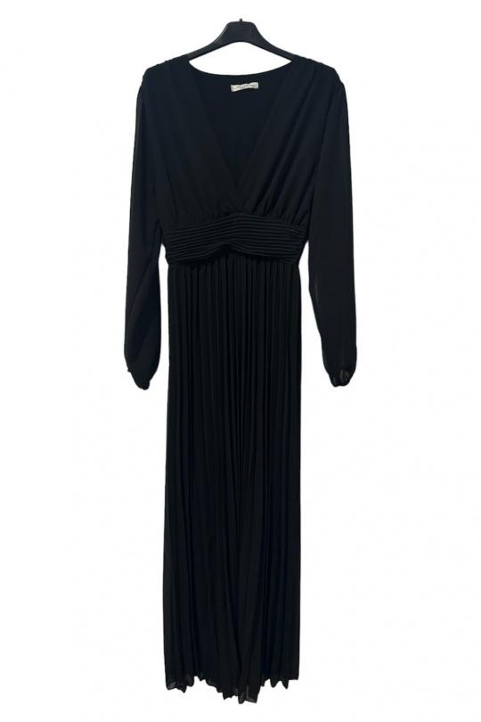 Robes longues Femme Noir KAIA 10375 Efashion Paris