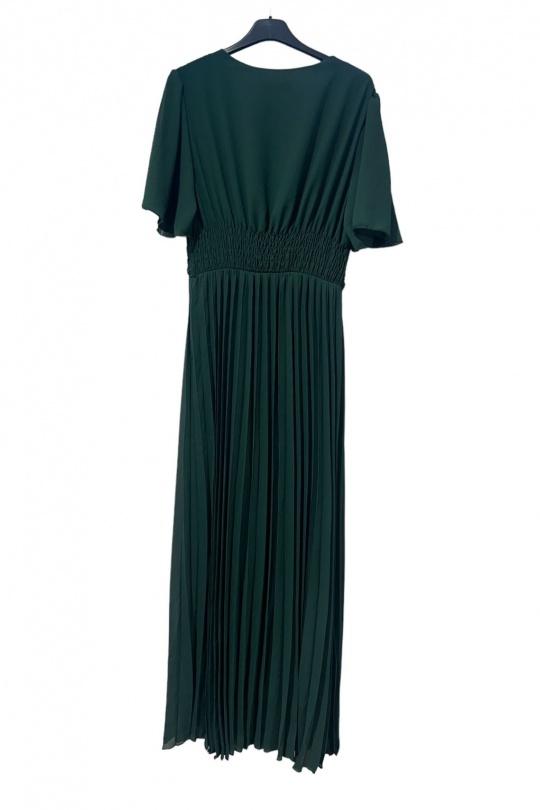 Robes longues Femme Vert sapin KAIA Y10132-VERT SAPIN Efashion Paris