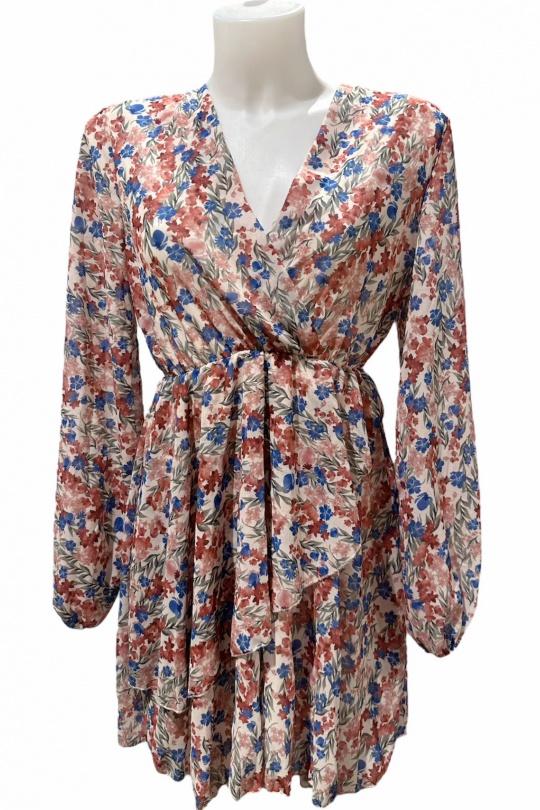 Robes courtes Femme Vieux rose KAIA 10783-F Efashion Paris