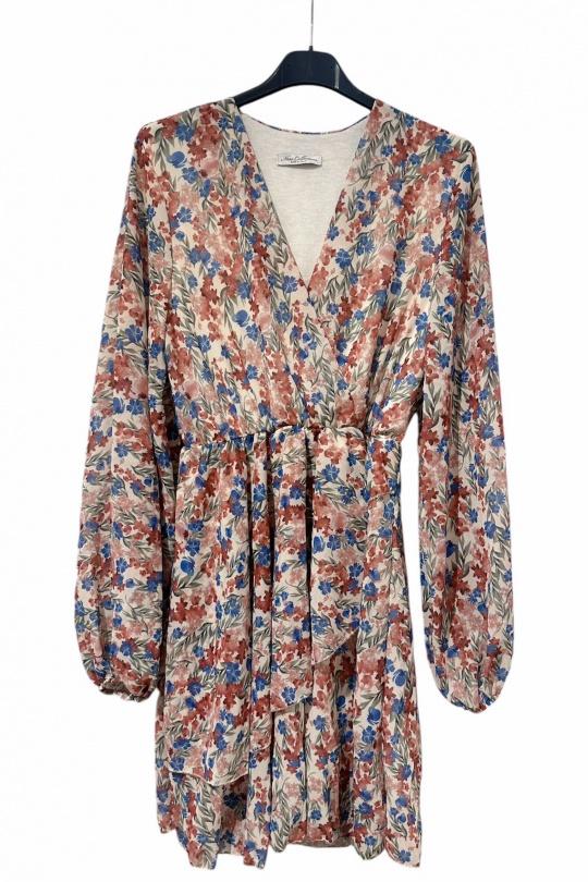 Robes courtes Femme Vieux rose KAIA 10783-F Efashion Paris