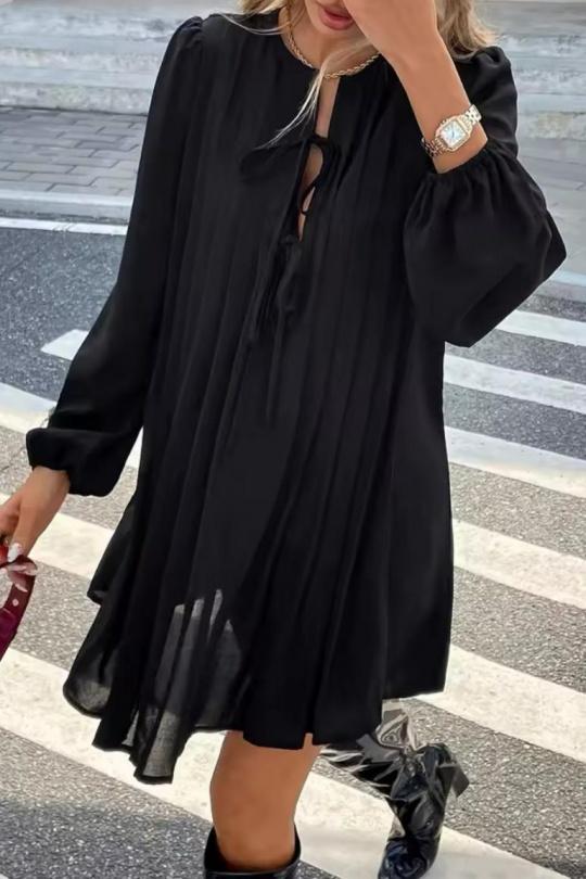 Robes courtes Femme Noir KAIA 37626 Efashion Paris