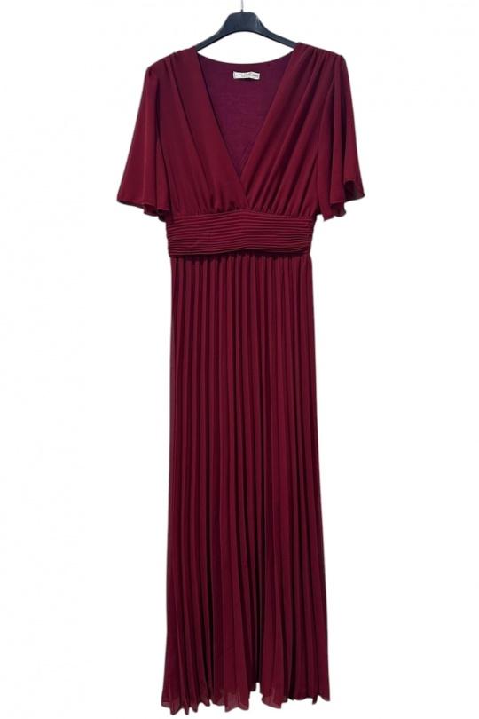 Robes longues Femme Bordeaux KAIA Y10132-BORDEAUX Efashion Paris