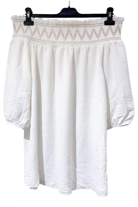 Tops Femme Blanc KAIA 24010-BLOUSE Efashion Paris