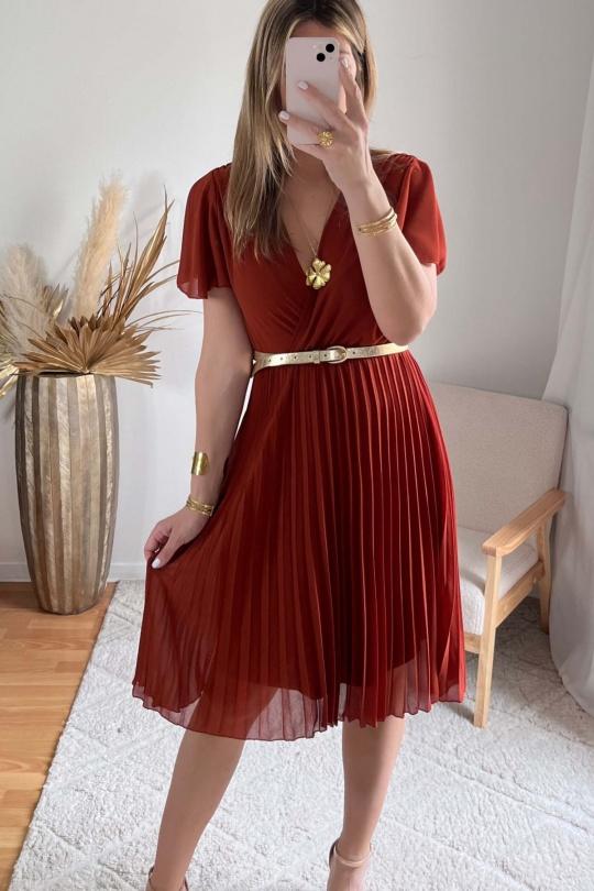 Robes courtes Femme Terracota KAIA 36670 Efashion Paris