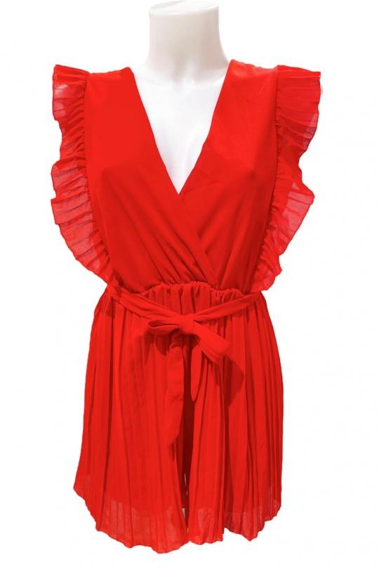 Combinaisons Femme Rouge KAIA 27911 Efashion Paris