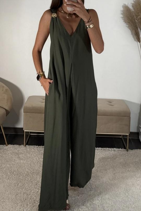 Combinaisons Femme Kaki KAIA 25668 Efashion Paris