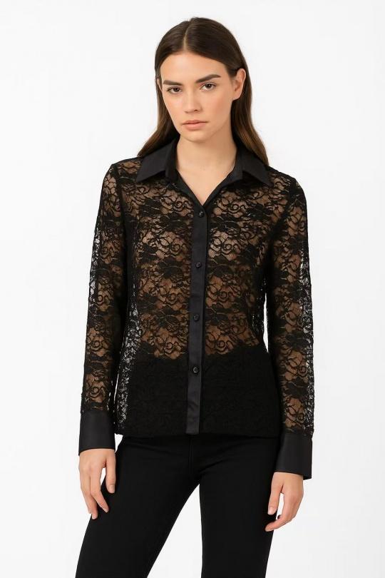 Camisas Mujer Black KAIA 38676 Efashion Paris
