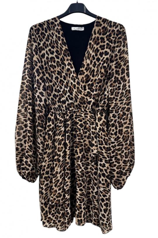 Short dresses Women Print KAIA K10783-DBL Efashion Paris