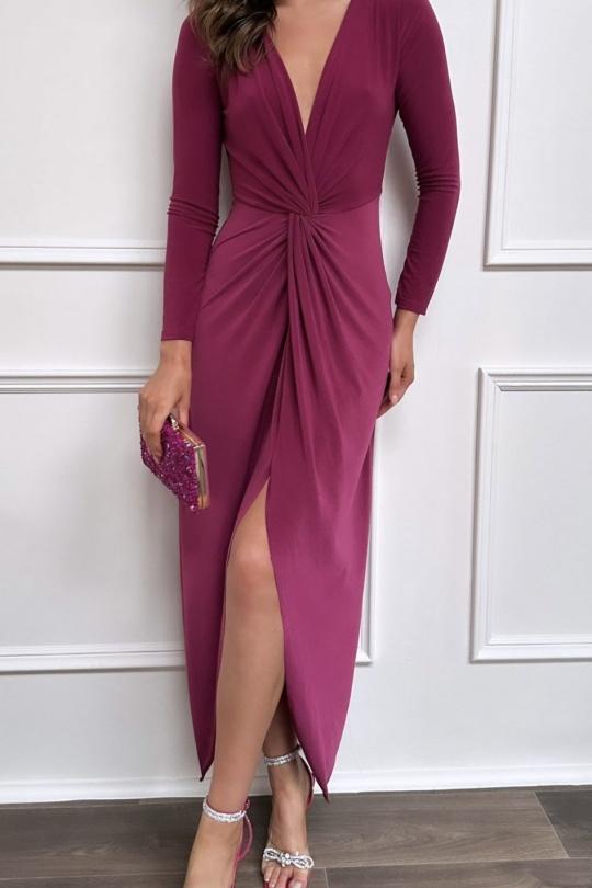 Robes longues Femme Mauve KAIA 33576 Efashion Paris