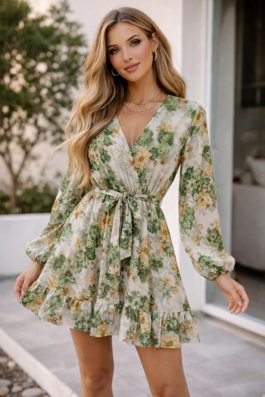 Robes courtes Femme Bleu KAIA 23860 Efashion Paris