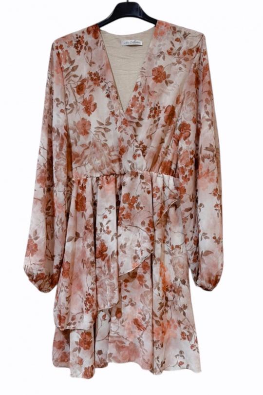 Robes courtes Femme Vieux rose KAIA 10783-SW Efashion Paris
