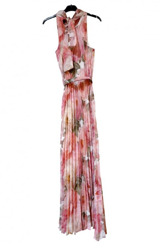 Robes longues Femme Rose KAIA 6702 Efashion Paris