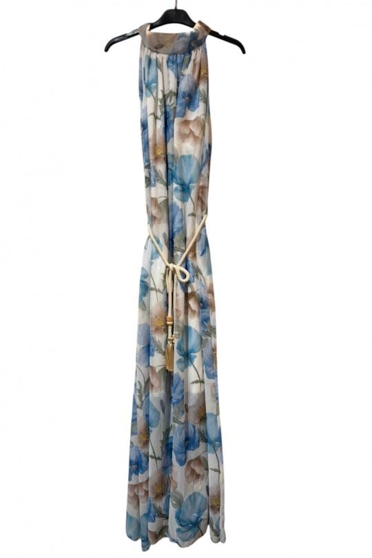 Robes longues Femme Noir KAIA 7659 Efashion Paris