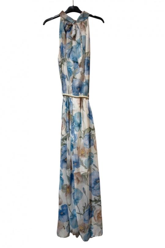 Robes longues Femme Noir KAIA 7659 Efashion Paris