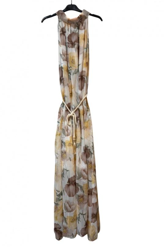 Robes longues Femme Noir KAIA 7659 Efashion Paris