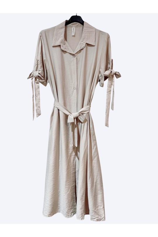 Robes longues Femme Beige KAIA 24622 Efashion Paris