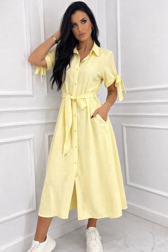 Robes longues Femme Beige KAIA 24622 Efashion Paris