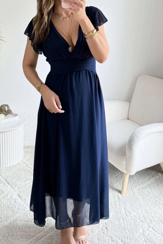 Robes longues Femme Bleu ciel KAIA 37910 Efashion Paris