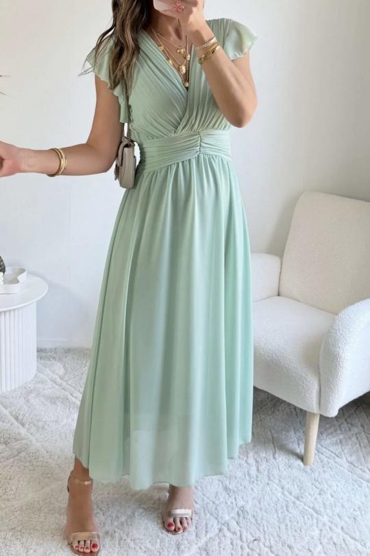 Robes longues Femme Bleu ciel KAIA 37910 Efashion Paris