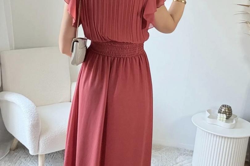 Robes longues Femme Bleu ciel KAIA 37910 Efashion Paris