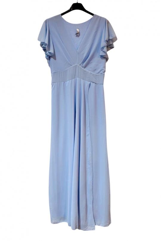 Robes longues Femme Bleu ciel KAIA 39298 Efashion Paris