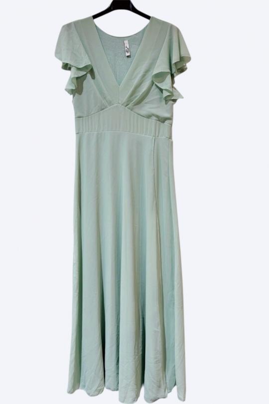 Robes longues Femme Bleu ciel KAIA 39298 Efashion Paris