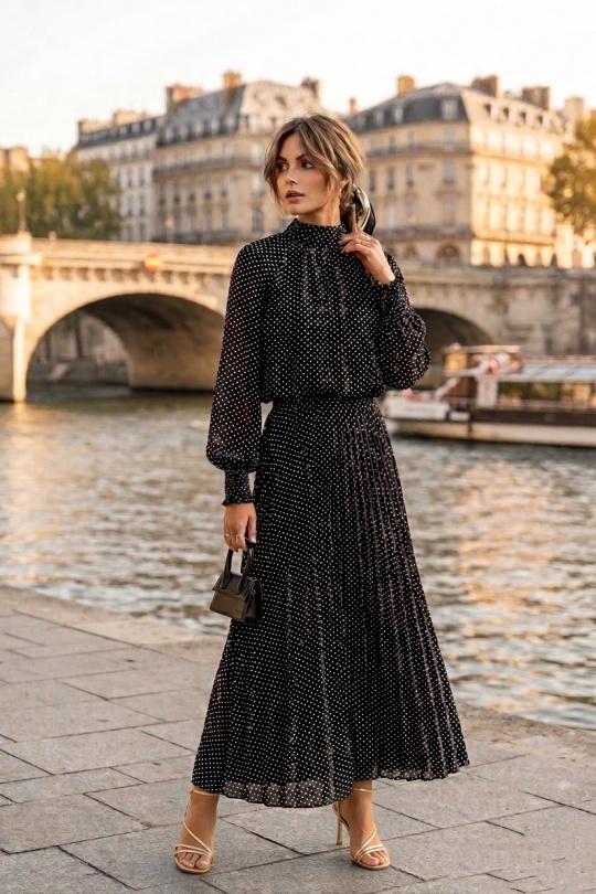 Robes longues Femme Imprimé KAIA 36236-P Efashion Paris