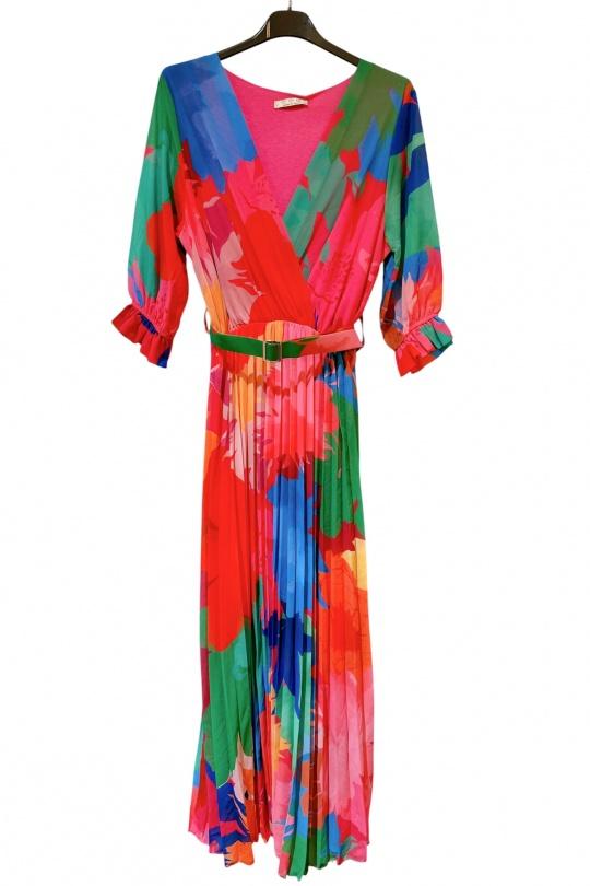 Robes longues Femme Imprimé KAIA J22127-T Efashion Paris