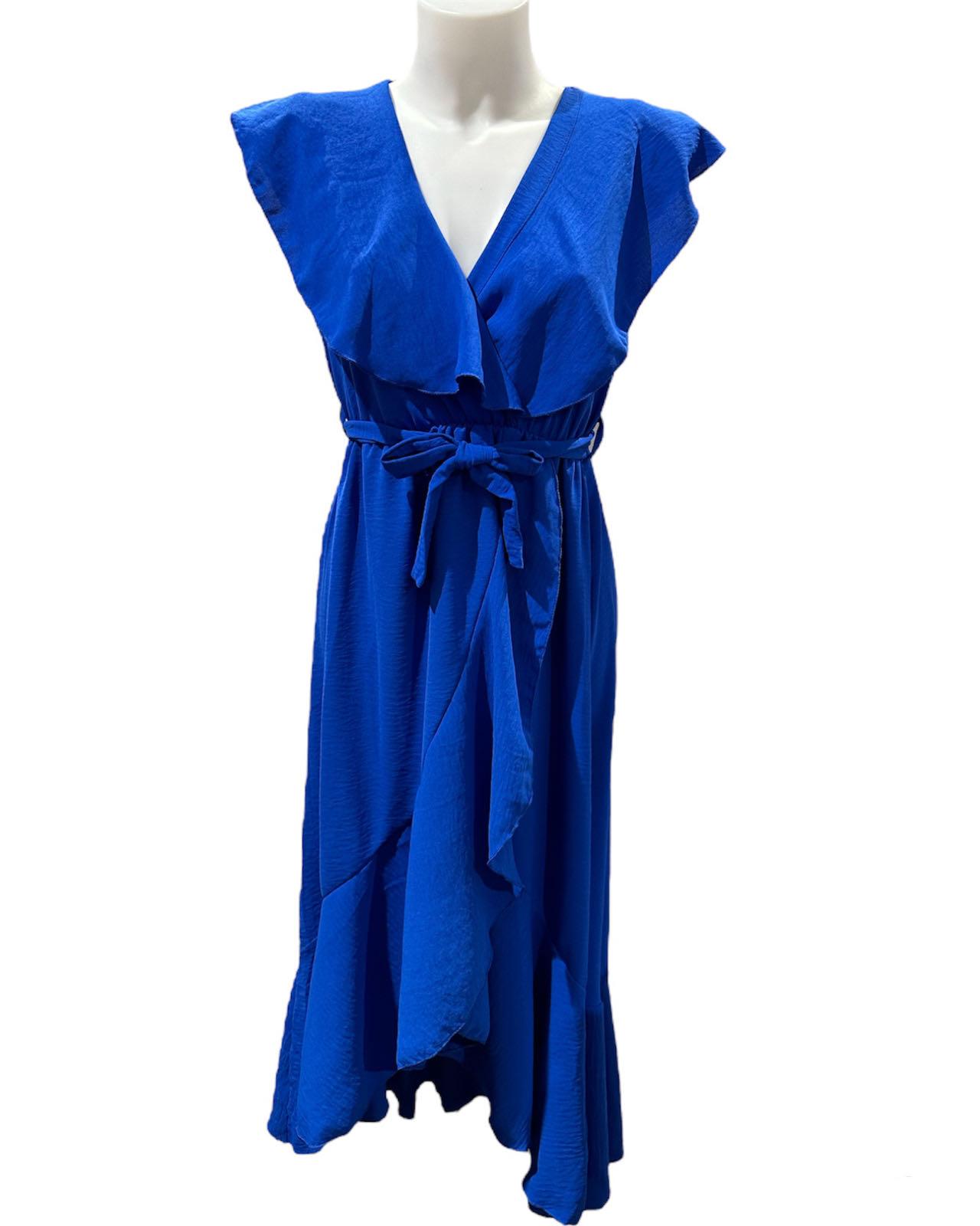 Robes longues Femme Bleu roi KAIA 23152 #c Efashion Paris