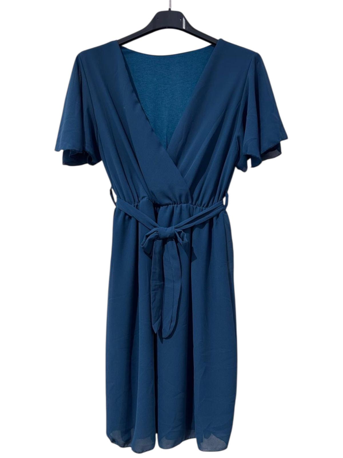 Short dresses Women Peacock blue KAIA 29889 #c Efashion Paris