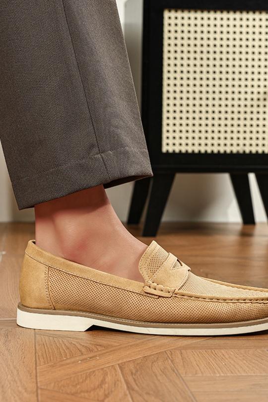 Moccasin Shoes Camel JANNI JANNI Z1001 Efashion Paris