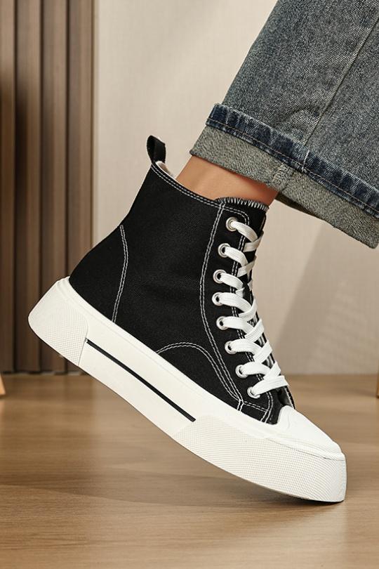 Baskets Chaussures Noir JANNI JANNI W2206 Efashion Paris