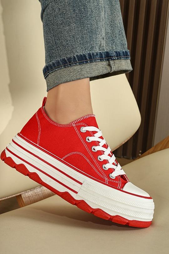 Baskets Chaussures Rouge JANNI JANNI W2209 Efashion Paris