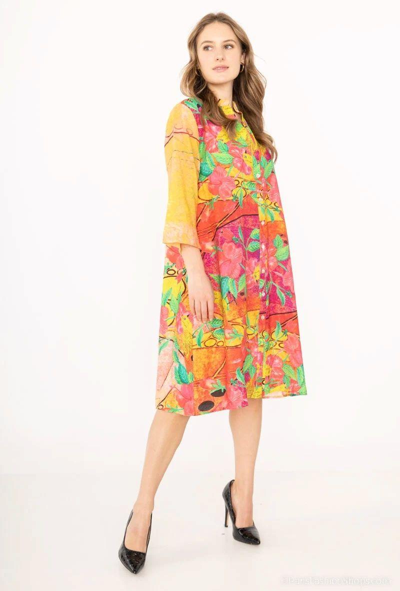 Midi dresses Women Orange Vegas 600552 #c Efashion Paris