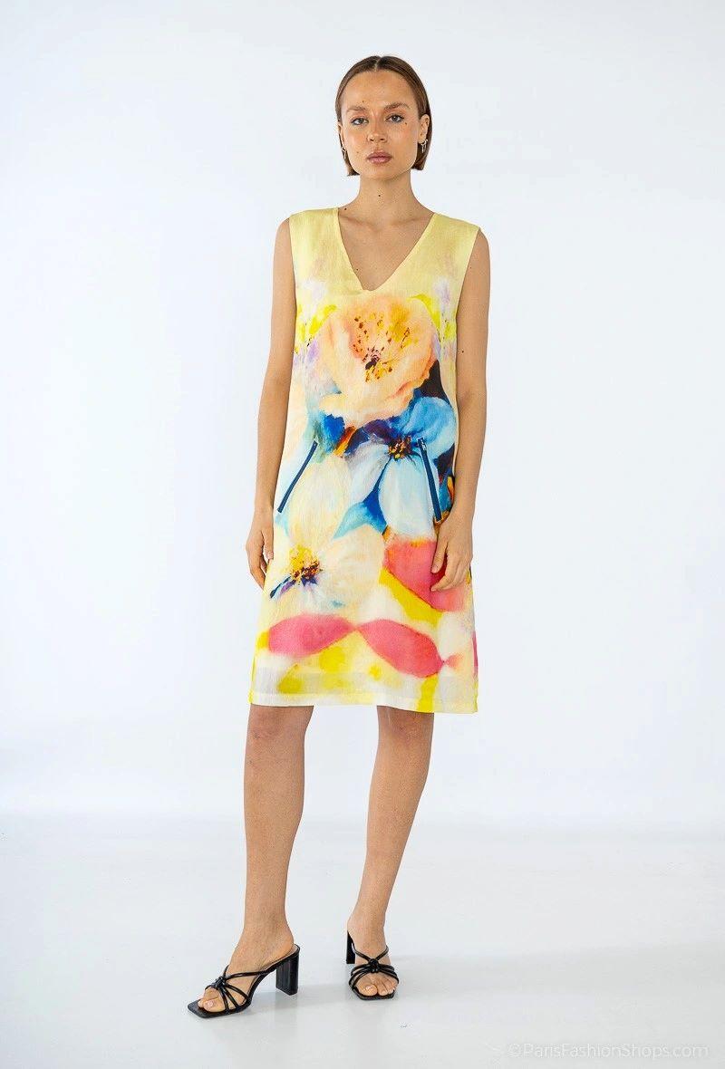Abiti al polpaccio Donna Yellow Vegas 610800 #c Efashion Paris