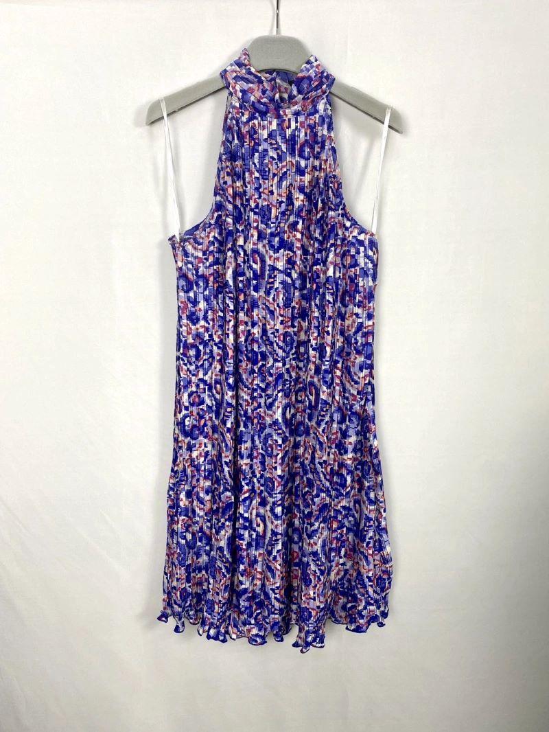 Robes mi-longues Femme Bleu Vegas 600960 #c Efashion Paris