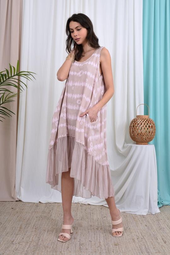Robes longues Femme FUCHSIA ANGELOOK BLL-R19362L Efashion Paris