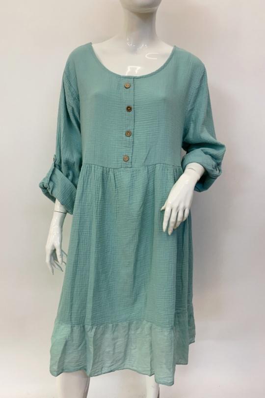 Vestidos largos Mujer Green water ANGELOOK LMM-R60107 Efashion Paris