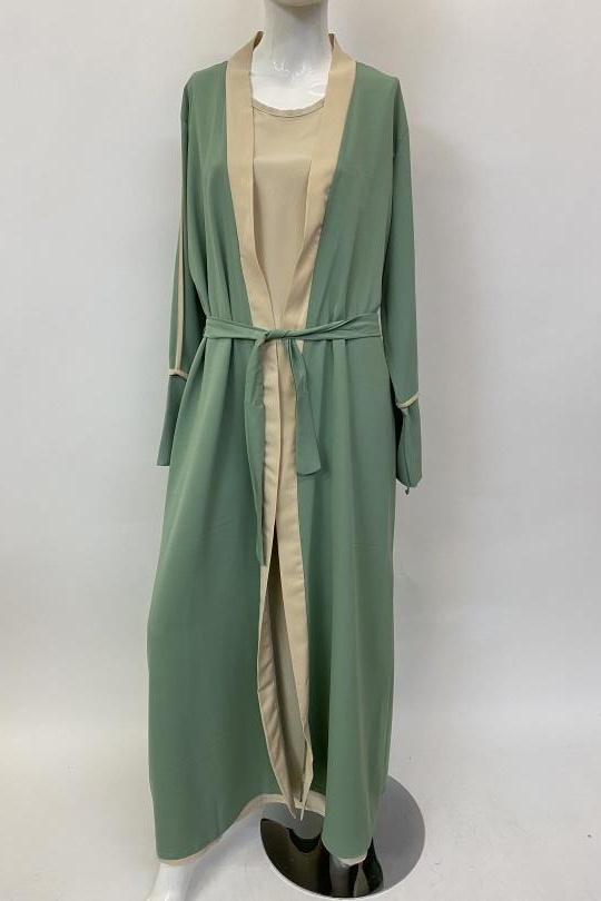 Abaya Femme Camel ANGELOOK MC-R20114 Efashion Paris