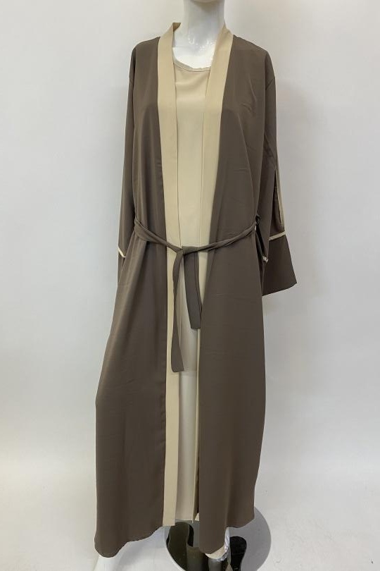 Abaya Femme Camel ANGELOOK MC-R20114 Efashion Paris