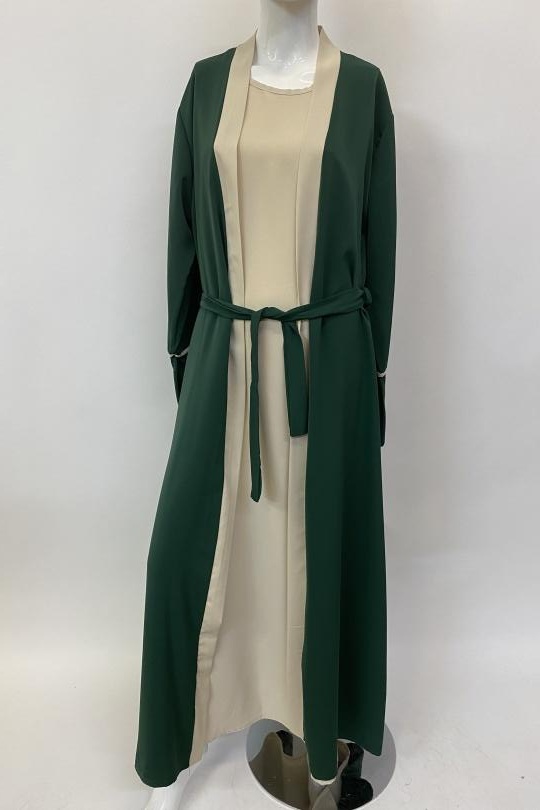 Abaya Femme Camel ANGELOOK MC-R20114 Efashion Paris